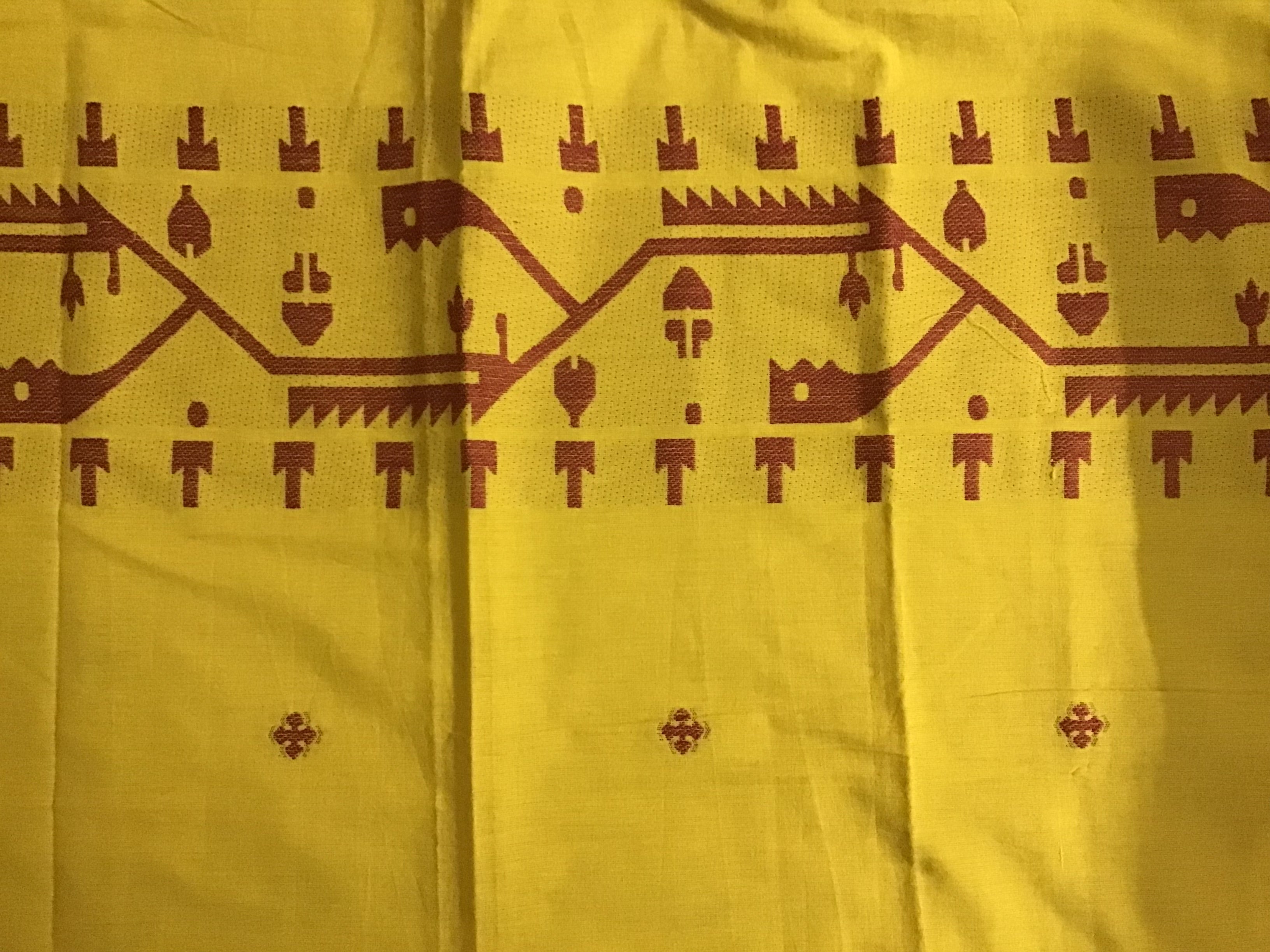 Green & Mustard Leheriya Ensemble