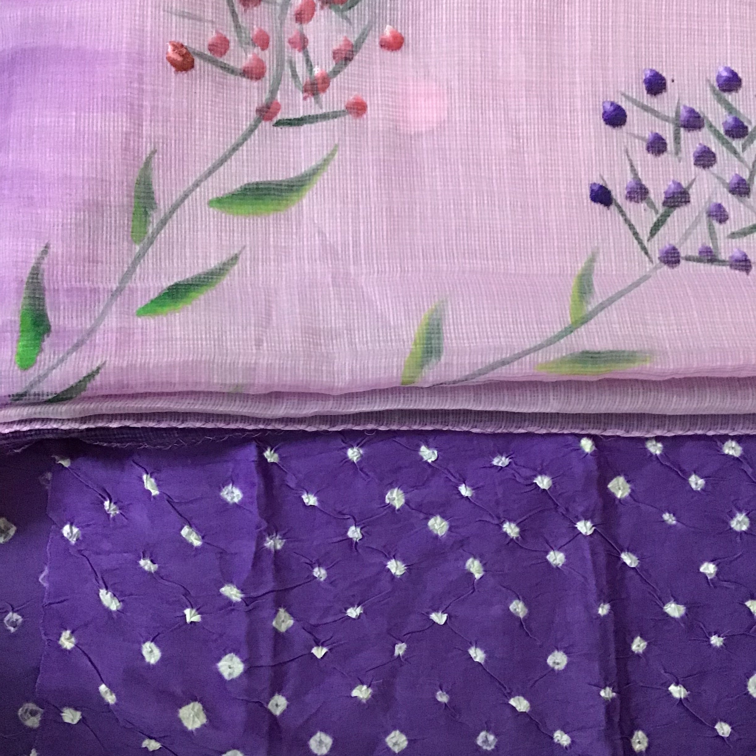 Purple & Lavender Hand-Paint Ensemble