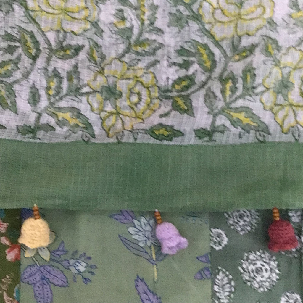 Sage Green Block Print Ensemble