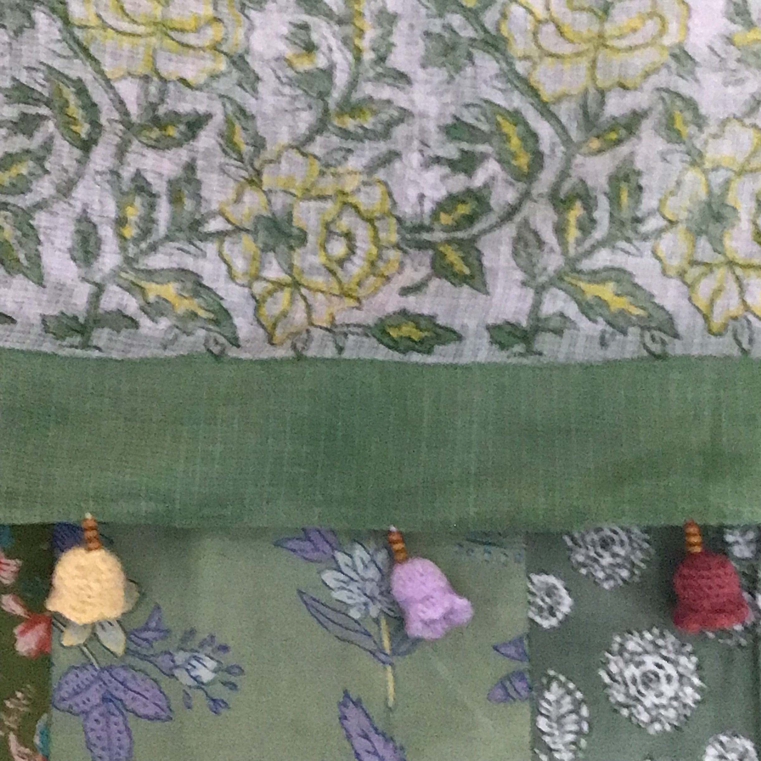 Sage Green Block Print Ensemble
