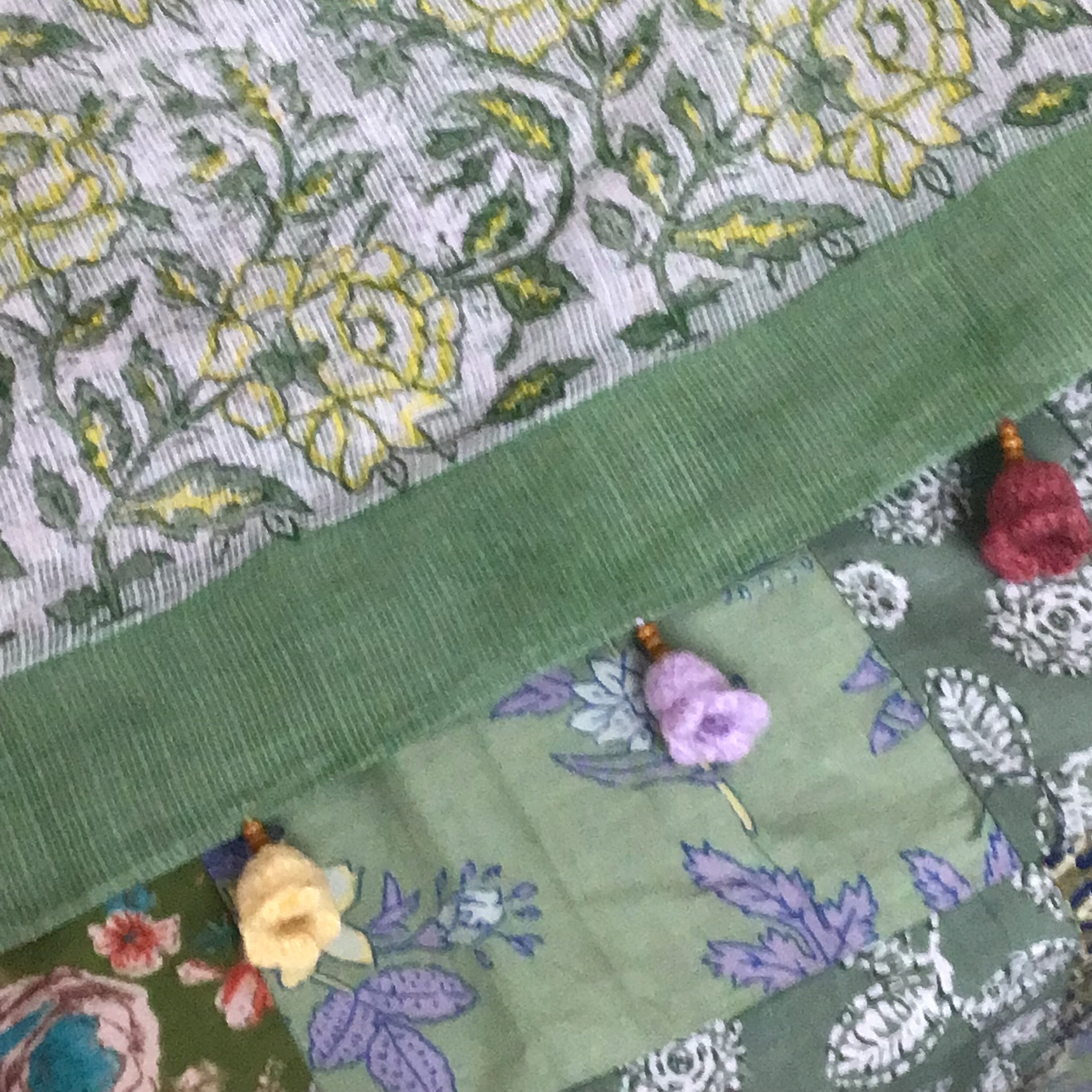 Sage Green Block Print Ensemble