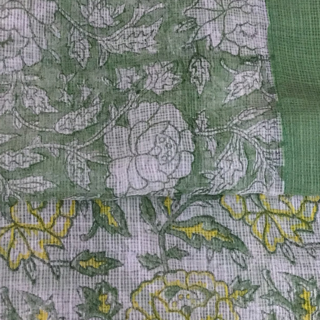 Sage Green Block Print Ensemble