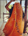 Green & Mustard Bandhani Ensemble